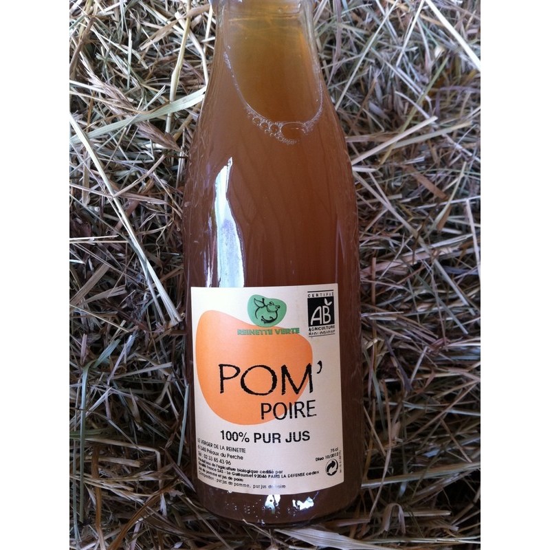 Jus de pomme poire
