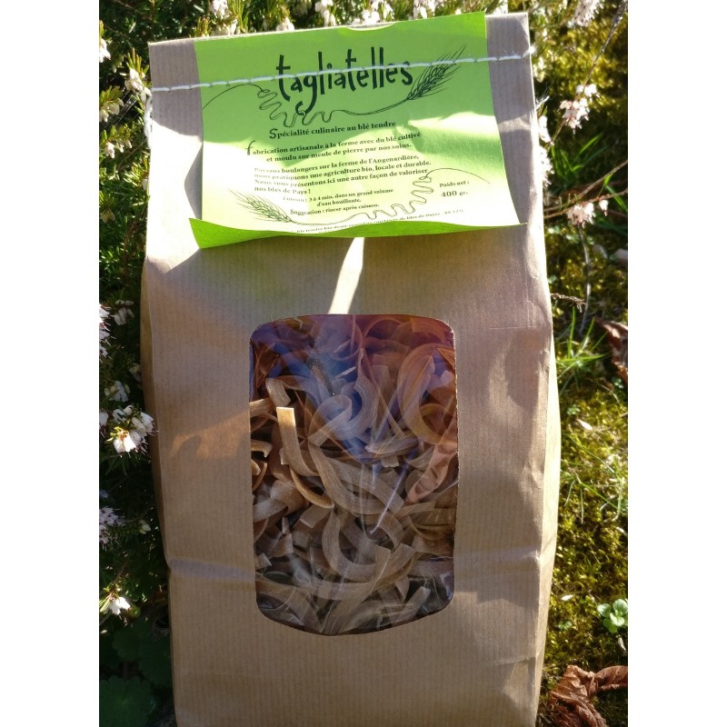 Tagliatelles demi-complètes au blé tendre