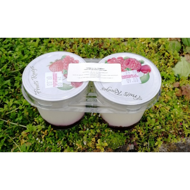 Yaourt brebis fruits rouges (x2)