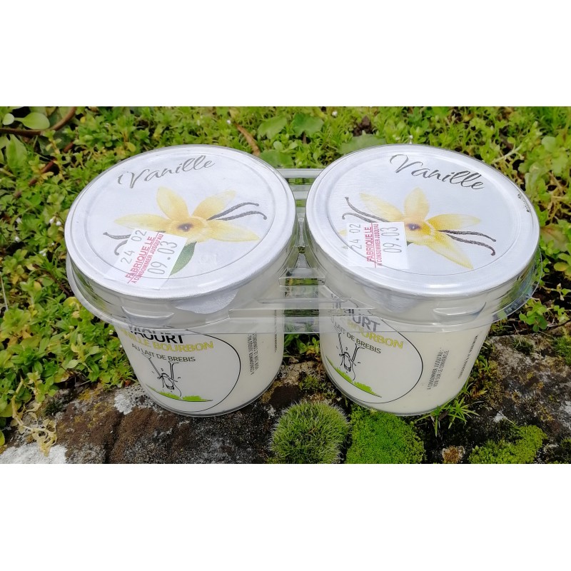 Yaourt brebis sucré Vanille (x2)
