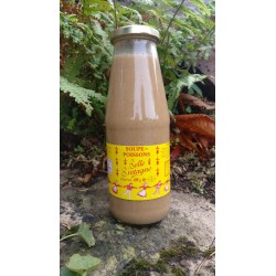 Soupe de poisson au wakamé