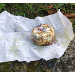Crottin chèvre aux fleurs