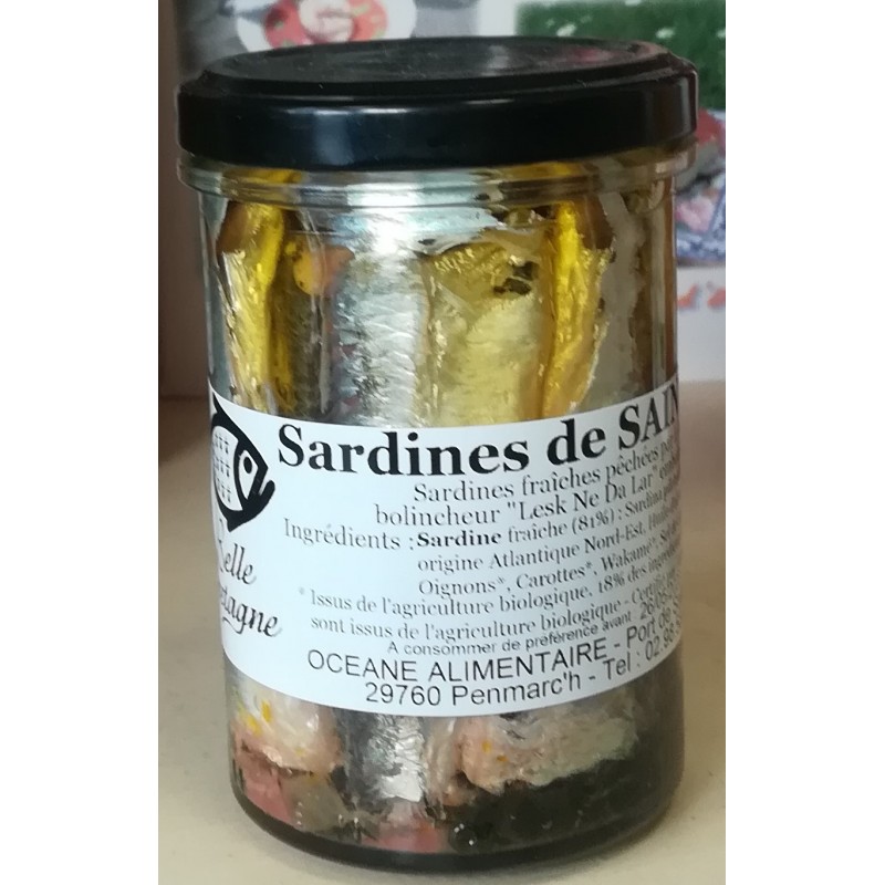 Sardines de Saint Gué à l'huile d'olive